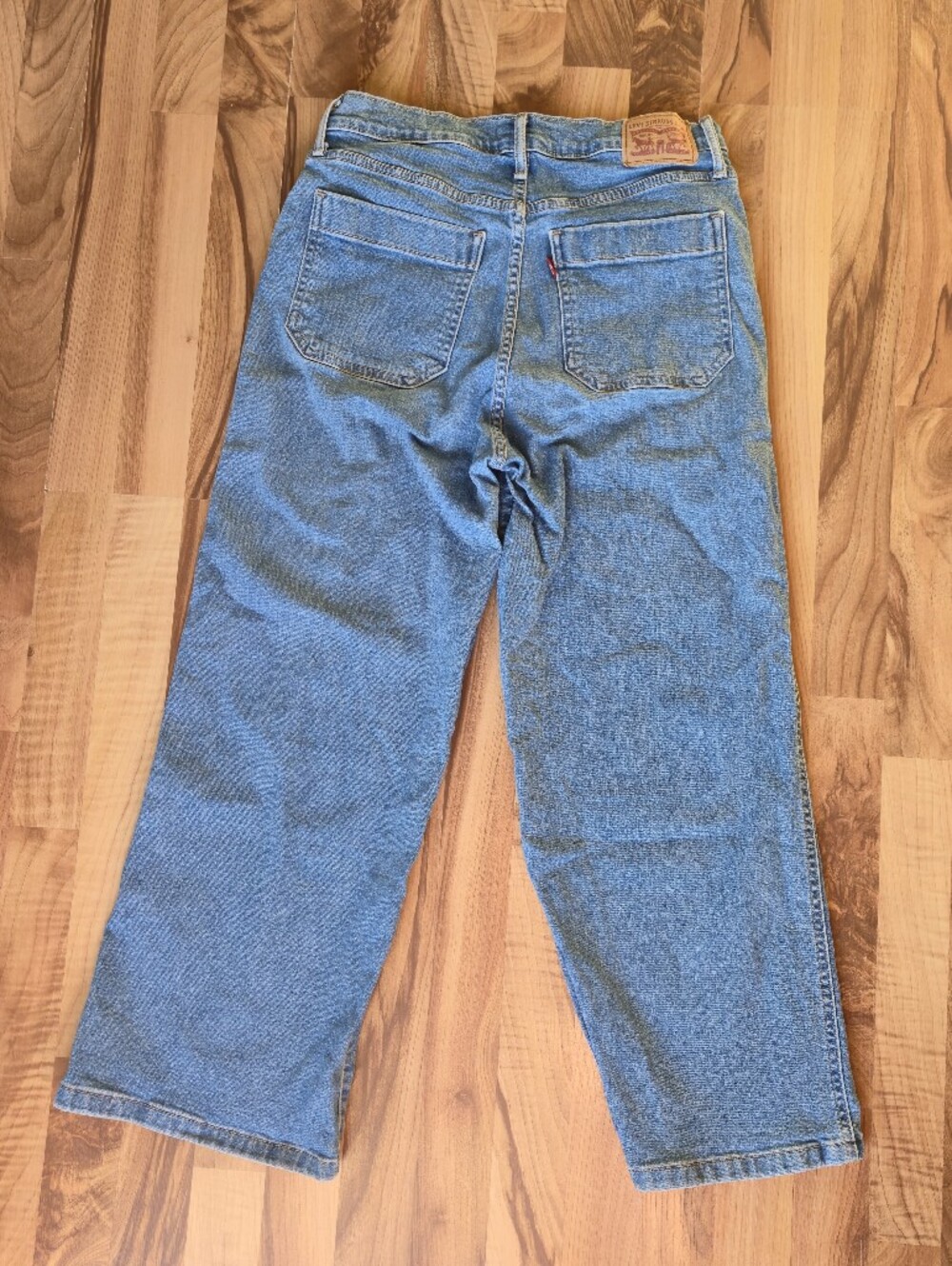 Levi's 30x27 Women's Classic High-Rise Straight Leg Button Fly Blue Jeans